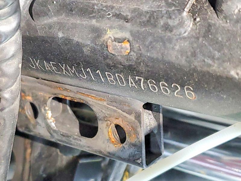 2011 Kawasaki Ex250 მანქანა იყიდება აუქციონზე, vin: JKAEXMJ11BDA76626, აუქციონის ნომერი: 52351056