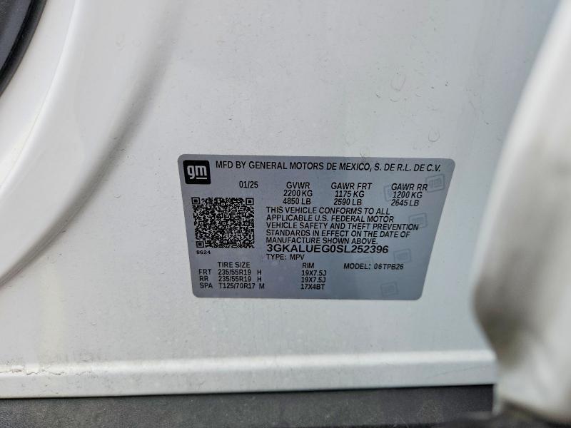 54920696 :رقم المزاد ، 3GKALUEG0SL252396 vin ، 2025 Gmc Terrain مزاد بيع