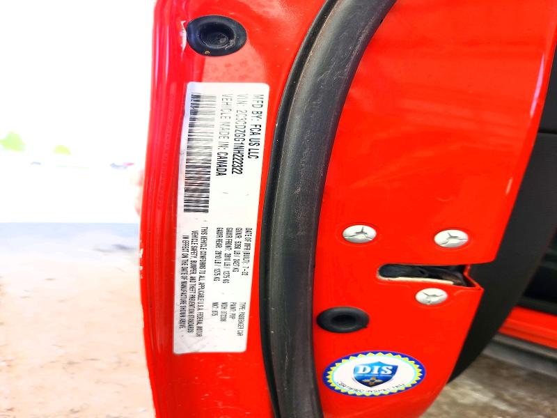 55631516 :رقم المزاد ، 2C3CDZGG1NH222322 vin ، 2022 Dodge Challenger مزاد بيع