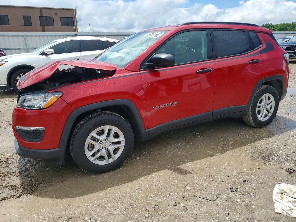 Aukcja sprzedaży 2018 Jeep Compass, vin: 3C4NJCAB4JT186473, numer aukcji: 55421736