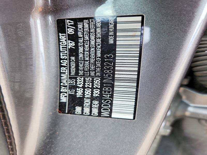 Aukcja sprzedaży 2018 Mercedes-benz Cla, vin: WDDSJ4EB1JN583213, numer aukcji: 53567496