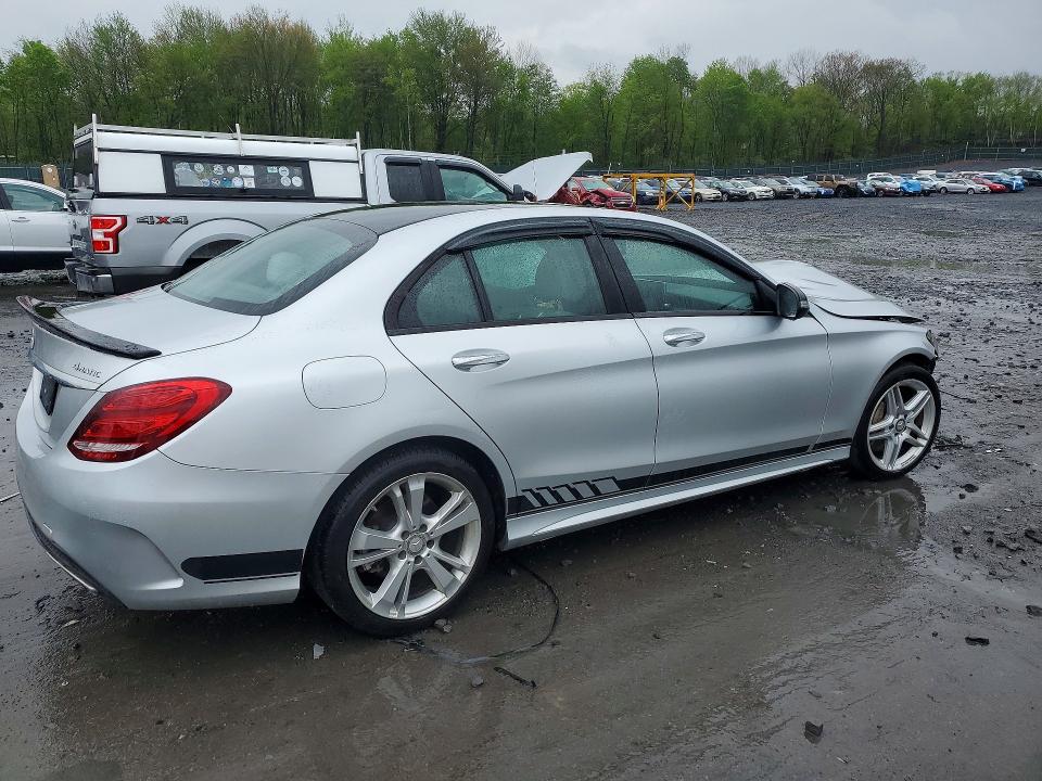 52529636 :رقم المزاد ، 55SWF4KBXHU182932 vin ، 2017 Mercedes-benz C مزاد بيع