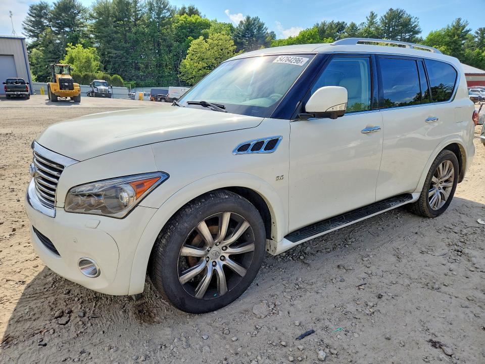 54764296 :رقم المزاد ، JN8AZ2NE9E9066726 vin ، 2014 Infiniti Qx80 مزاد بيع