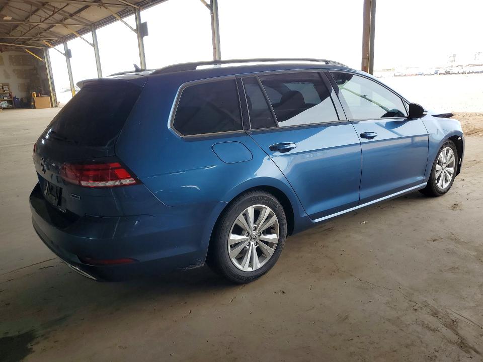 2019 Volkswagen Golf Sportwagen მანქანა იყიდება აუქციონზე, vin: 3VW117AU6KM510006, აუქციონის ნომერი: 52422066