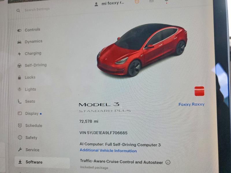 Продаж на аукціоні авто 2020 Tesla Model 3, vin: 5YJ3E1EA9LF706685, номер лоту: 53977866