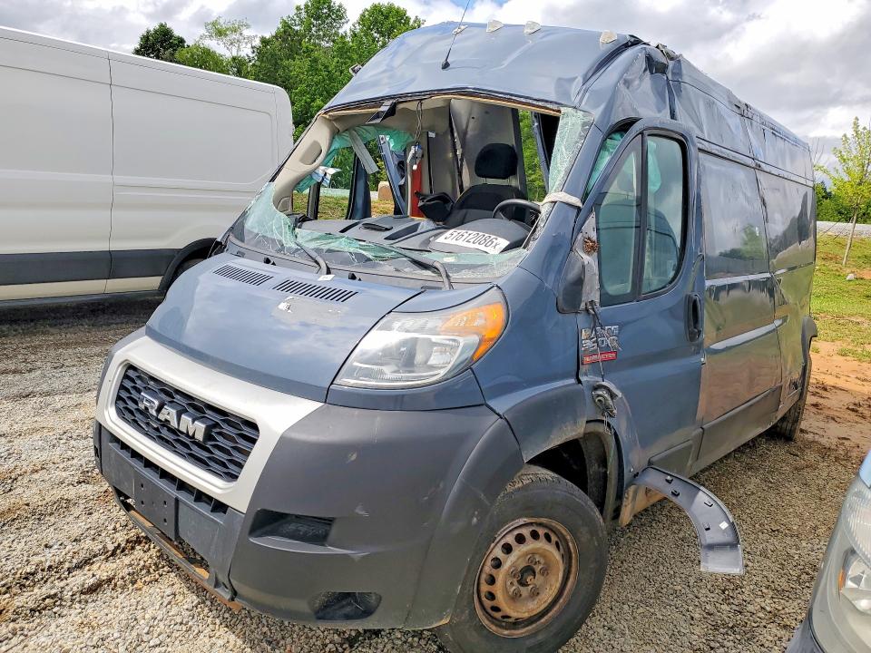 51612086 :رقم المزاد ، 3C6MRVJG3ME562964 vin ، 2021 Ram Promaster 3500 مزاد بيع