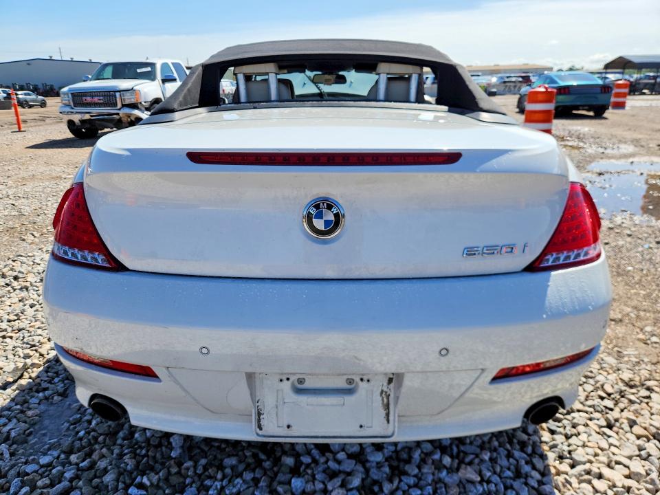 2010 Bmw 650 მანქანა იყიდება აუქციონზე, vin: WBAEB5C59AC225938, აუქციონის ნომერი: 55107476