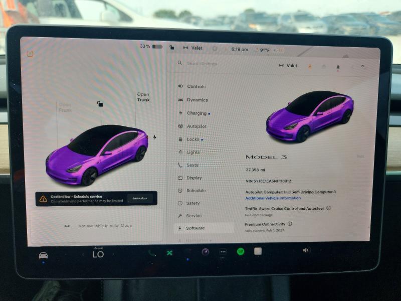 Продаж на аукціоні авто 2022 Tesla Model 3, vin: 5YJ3E1EA5NF113912, номер лоту: 52574806