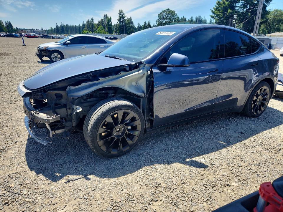Auction sale of the 2021 Tesla Model Y, vin: 5YJYGAEE7MF136626, lot number: 54597046