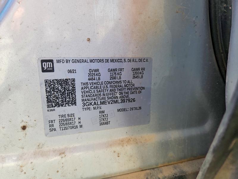 Продаж на аукціоні авто 2021 Gmc Terrain, vin: 3GKALMEV2ML397926, номер лоту: 52560326