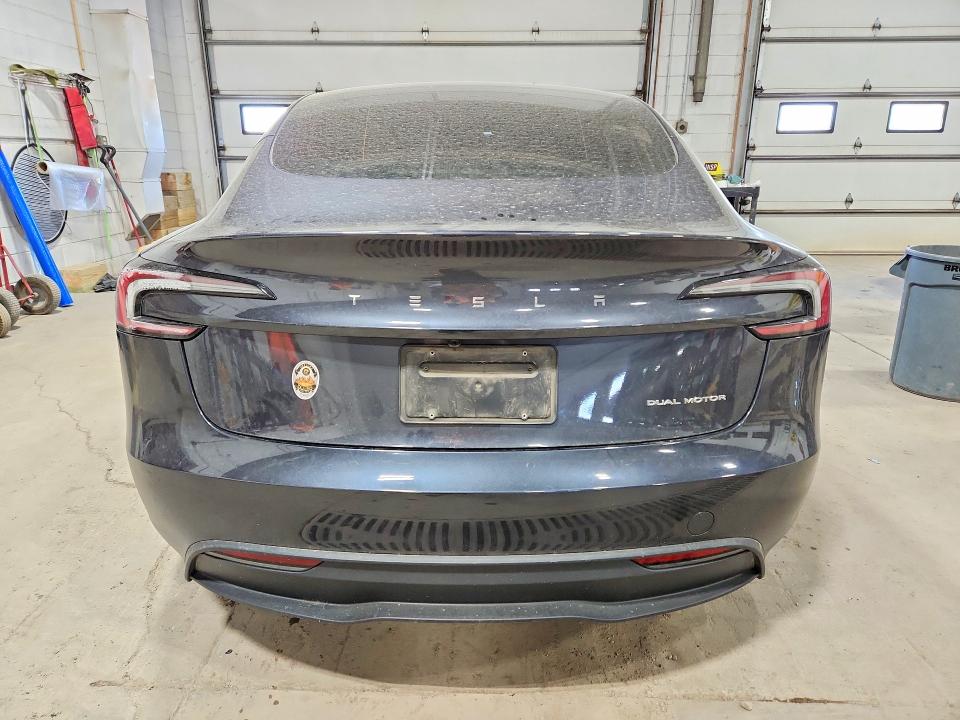 52495076 :رقم المزاد ، 5YJ3E1EB0SF960180 vin ، 2025 Tesla Model 3 مزاد بيع