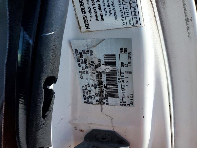 2002 Ford Econoline მანქანა იყიდება აუქციონზე, vin: 1FTNS24L82HA88557, აუქციონის ნომერი: 53754026