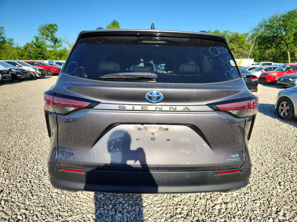 2022 Toyota Sienna მანქანა იყიდება აუქციონზე, vin: 5TDJRKEC1NS123285, აუქციონის ნომერი: 50799086