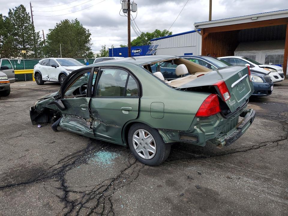 2003 Honda Civic მანქანა იყიდება აუქციონზე, vin: 2HGES16563H527714, აუქციონის ნომერი: 54527566