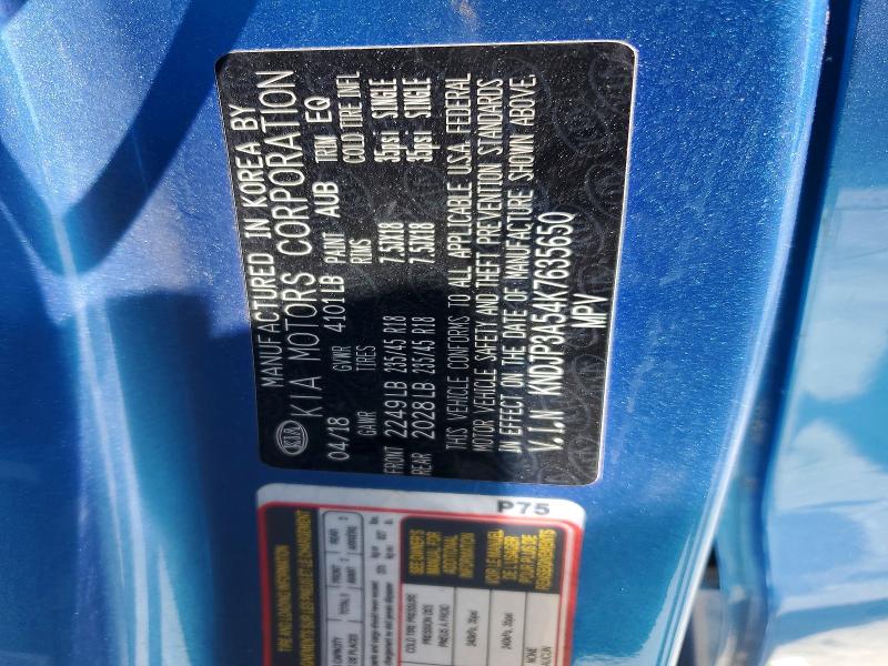 Aukcja sprzedaży 2019 Kia Soul, vin: KNDJP3A54K7635650, numer aukcji: 53734506