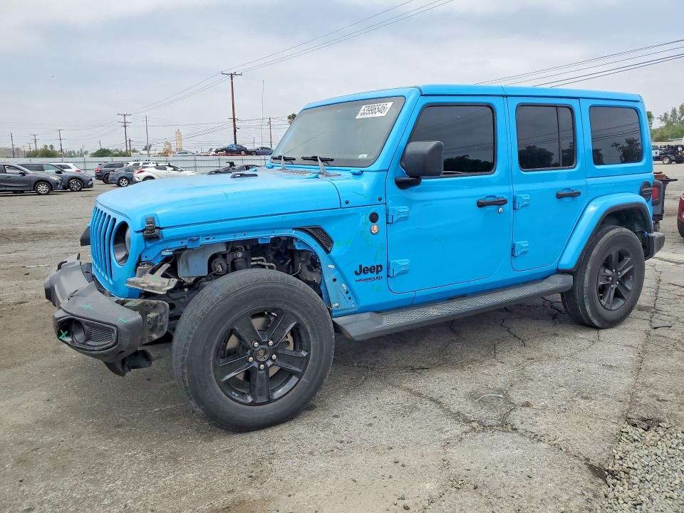 Продажа на аукционе авто 2021 Jeep Wrangler Unlimited, vin: 1C4HJXEGXMW601028, номер лота: 53996546