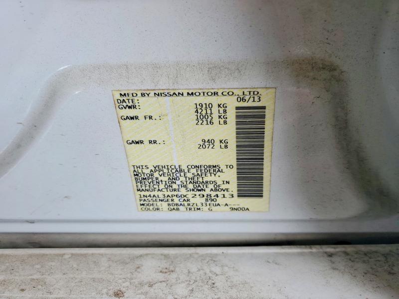 52613406 :رقم المزاد ، 1N4AL3AP6DC298413 vin ، 2013 Nissan Altima مزاد بيع