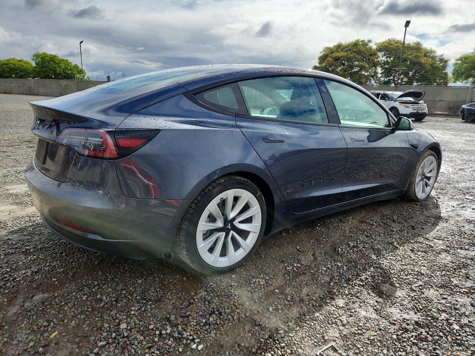 2022 Tesla Model 3 მანქანა იყიდება აუქციონზე, vin: 5YJ3E1EA4NF299071, აუქციონის ნომერი: 51752706