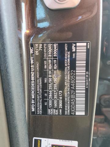 Продажа на аукционе авто 2015 Mercedes-benz Ml, vin: 4JGDA5JB2FA480522, номер лота: 53396506