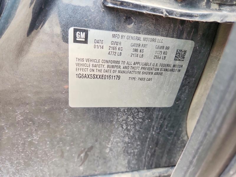 Продаж на аукціоні авто 2014 Cadillac Cts, vin: 1G6AX5SXXE0161179, номер лоту: 54266536