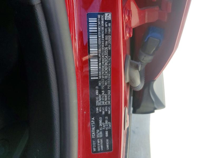 54838926 :رقم المزاد ، ZACNDFBN2R3A30556 vin ، 2024 Dodge Hornet مزاد بيع