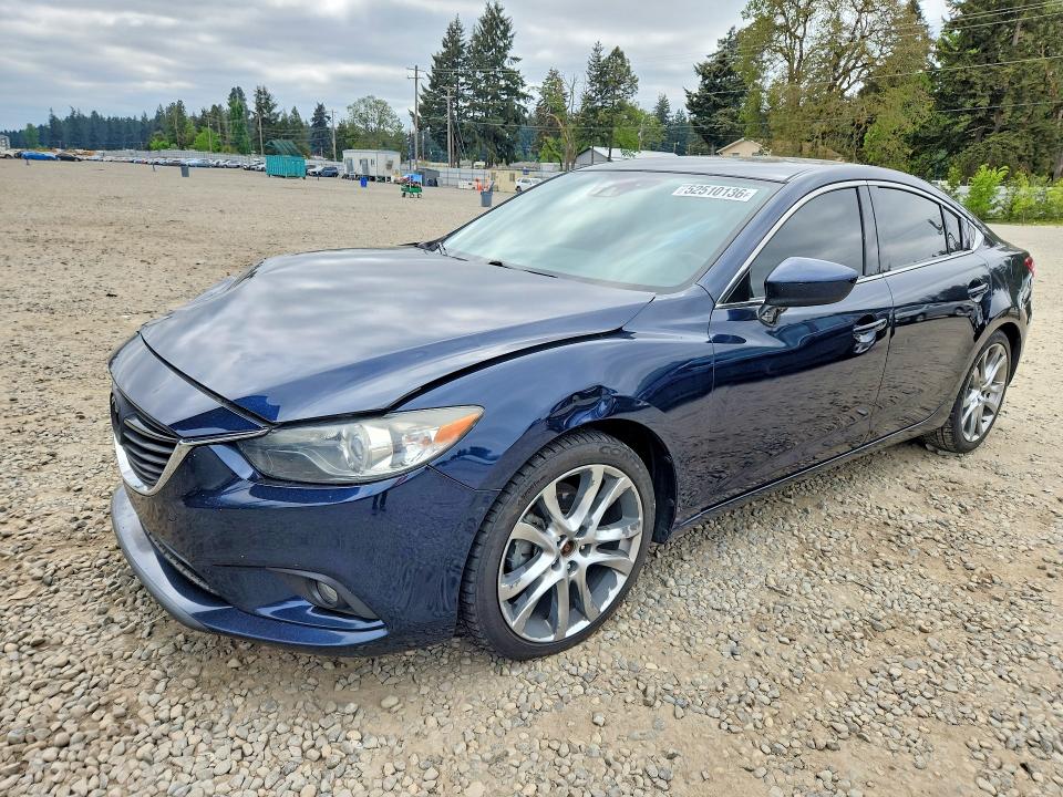 2015 Mazda 6 მანქანა იყიდება აუქციონზე, vin: JM1GJ1W59F1208580, აუქციონის ნომერი: 52510136
