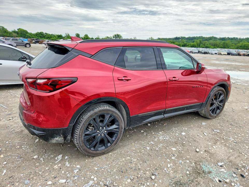 53551726 :رقم المزاد ، 3GNKBERS0KS667447 vin ، 2019 Chevrolet Blazer مزاد بيع