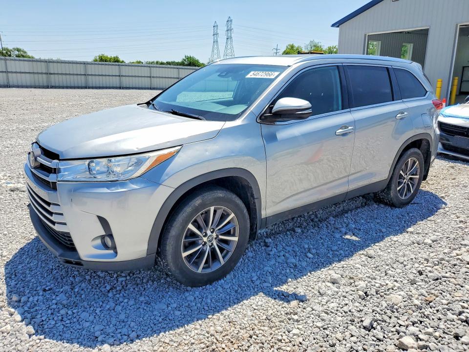 54672966 :رقم المزاد ، 5TDJZRFHXKS581566 vin ، 2019 Toyota Highlander مزاد بيع