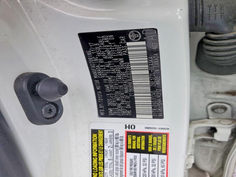 53388106 :رقم المزاد ، 2T1BURHE8JC023860 vin ، 2018 Toyota Corolla مزاد بيع