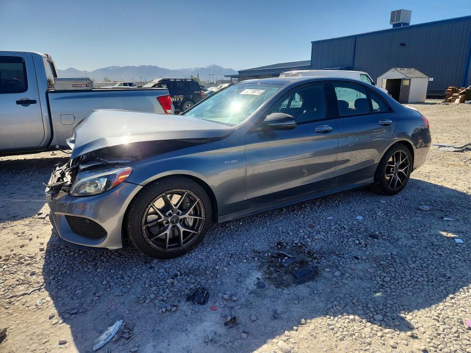 53748716 :رقم المزاد ، 55SWF6EB3HU199868 vin ، 2017 Mercedes-benz C مزاد بيع