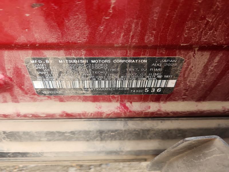 Продаж на аукціоні авто 2024 Mitsubishi Eclipse Cross, vin: JA4ATVAAXRZ014698, номер лоту: 53077336