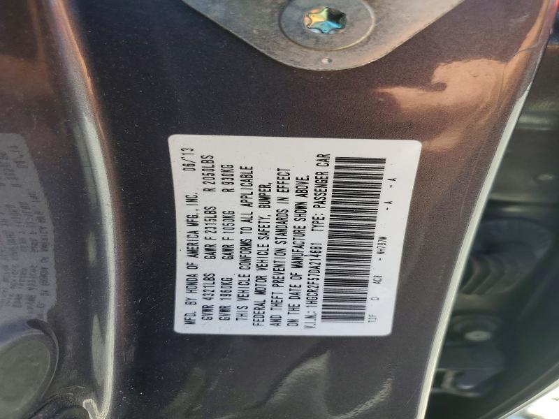 Aukcja sprzedaży 2013 Honda Accord, vin: 1HGCR2F57DA214681, numer aukcji: 54078286