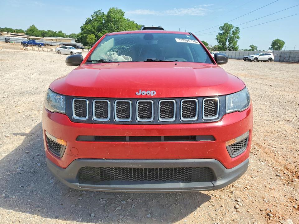 53398376 :رقم المزاد ، 3C4NJCABXLT134073 vin ، 2020 Jeep Compass مزاد بيع