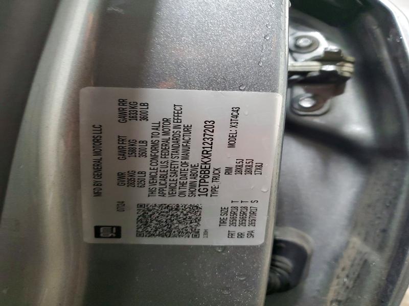 Aukcja sprzedaży 2024 Gmc Canyon, vin: 1GTP6BEKXR1237203, numer aukcji: 52517796