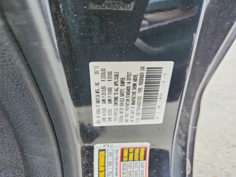 Продаж на аукціоні авто 2016 Honda Accord, vin: 1HGCT2B84GA001032, номер лоту: 52125426