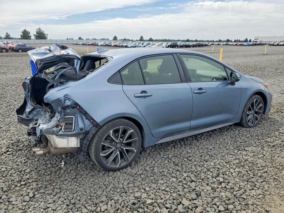 52916076 :رقم المزاد ، JTDS4MCE4MJ070922 vin ، 2021 Toyota Corolla مزاد بيع