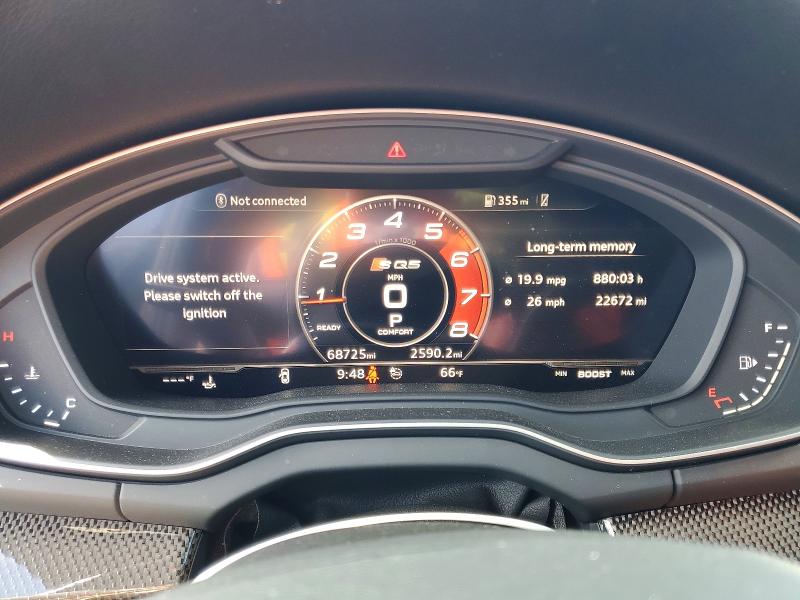 2020 Audi Sq5 მანქანა იყიდება აუქციონზე, vin: WA1B4AFY0L2046415, აუქციონის ნომერი: 52740276