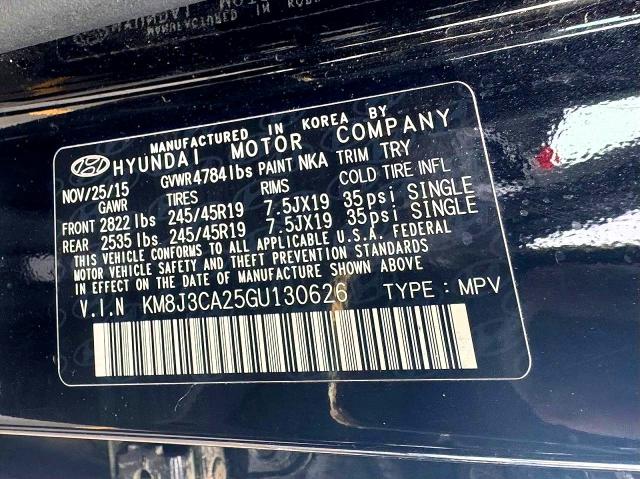 Продаж на аукціоні авто 2016 Hyundai Tucson, vin: KM8J3CA25GU130626, номер лоту: 54176796
