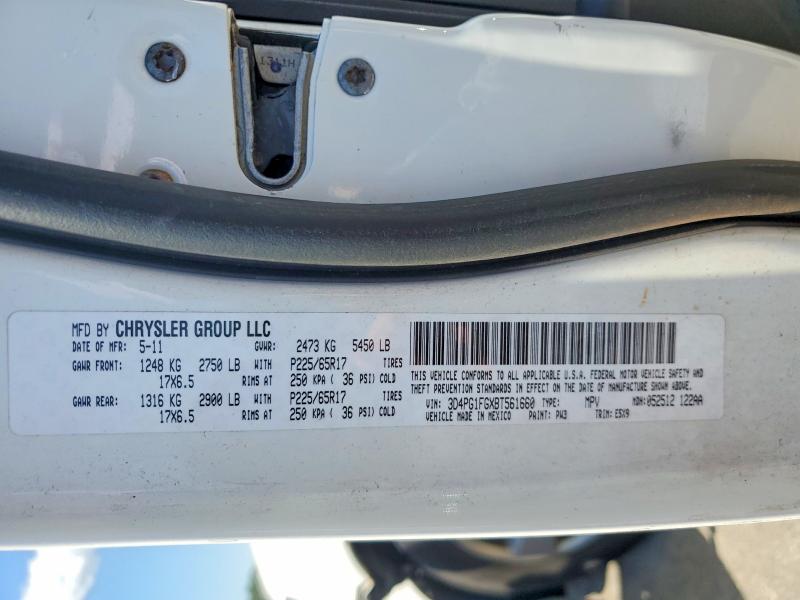Продажа на аукционе авто 2011 Dodge Journey, vin: 3D4PG1FGXBT561660, номер лота: 51583686