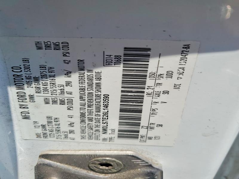 Продаж на аукціоні авто 2020 Ford Transit Connect, vin: NM0LS7E26L1463590, номер лоту: 53958586