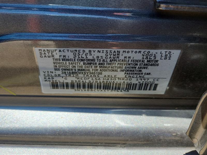 Aukcja sprzedaży 2025 Nissan Sentra, vin: 3N1AB8CVXSY346198, numer aukcji: 52298906
