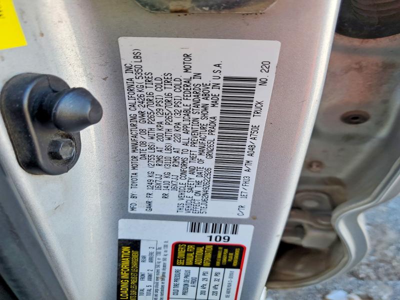 Aukcja sprzedaży 2009 Toyota Tacoma, vin: 5TEJU62N49Z622926, numer aukcji: 53185056