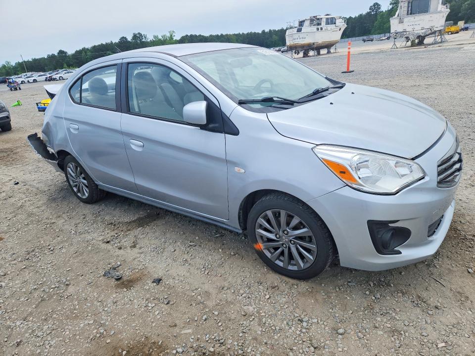 2019 Mitsubishi Mirage მანქანა იყიდება აუქციონზე, vin: ML32F3FJ1KHF18833, აუქციონის ნომერი: 51813886