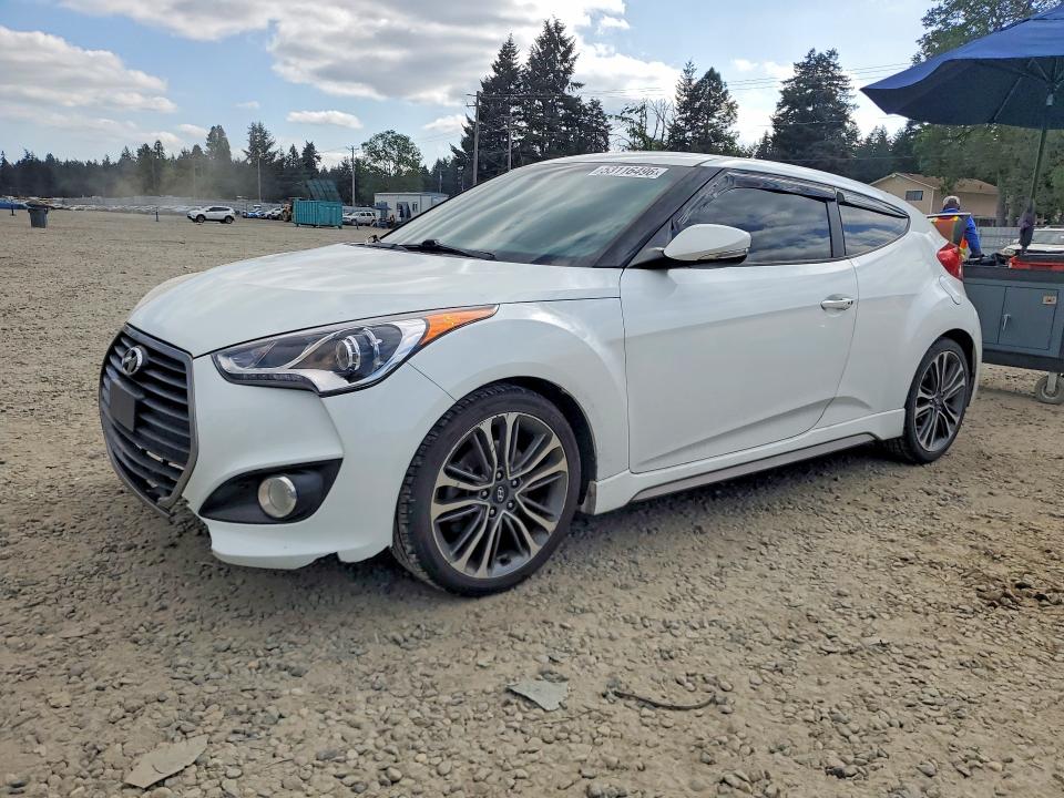 2016 Hyundai Veloster მანქანა იყიდება აუქციონზე, vin: KMHTC6AE2GU283808, აუქციონის ნომერი: 53116496