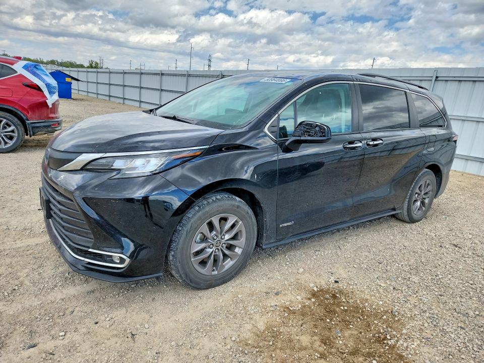 Продаж на аукціоні авто 2021 Toyota Sienna, vin: 5TDJRKEC4MS067504, номер лоту: 50964896