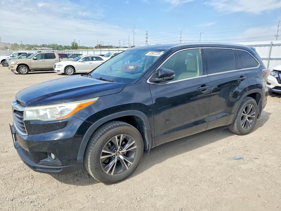 Продажа на аукционе авто 2016 Toyota Highlander, vin: 5TDJKRFH8GS255437, номер лота: 50887236