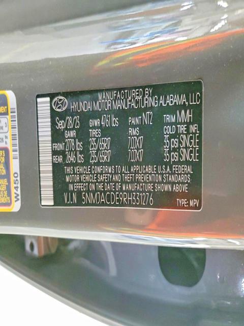 2024 Hyundai Tucson მანქანა იყიდება აუქციონზე, vin: 5NMJACDE9RH331276, აუქციონის ნომერი: 53109686