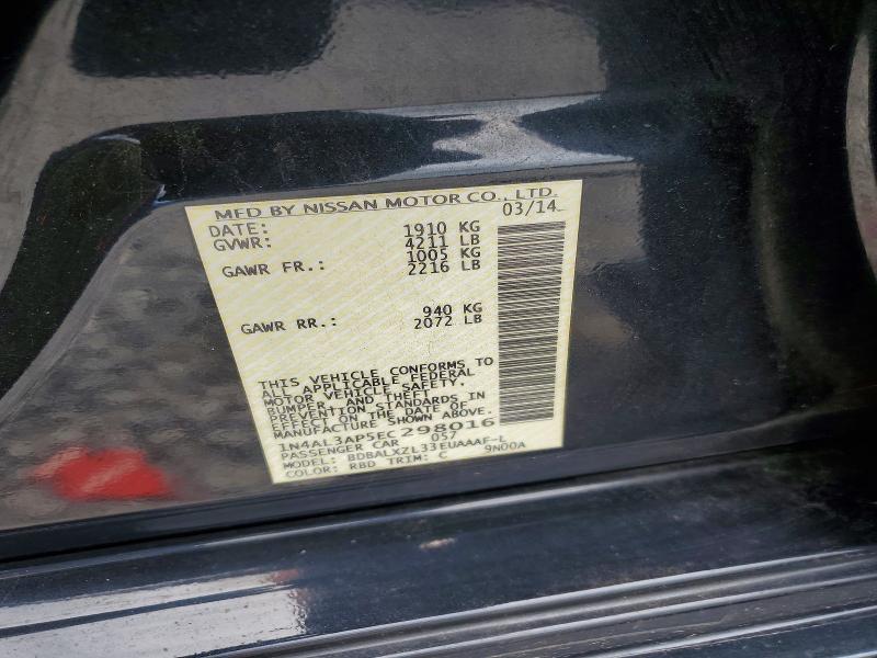 Продажа на аукционе авто 2014 Nissan Altima, vin: 1N4AL3AP5EC298016, номер лота: 53241736