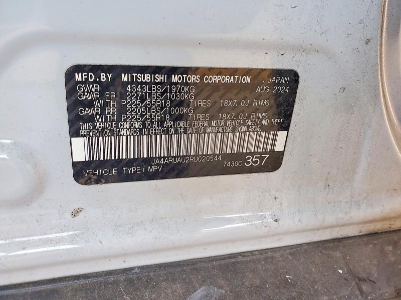 Aukcja sprzedaży 2024 Mitsubishi Outlander Sport, vin: JA4ARUAU2RU020544, numer aukcji: 53918346