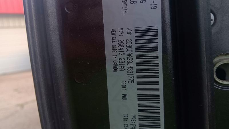 Продажа на аукционе авто 2018 Chrysler 300, vin: 2C3CCAAG3JH331775, номер лота: 54917586